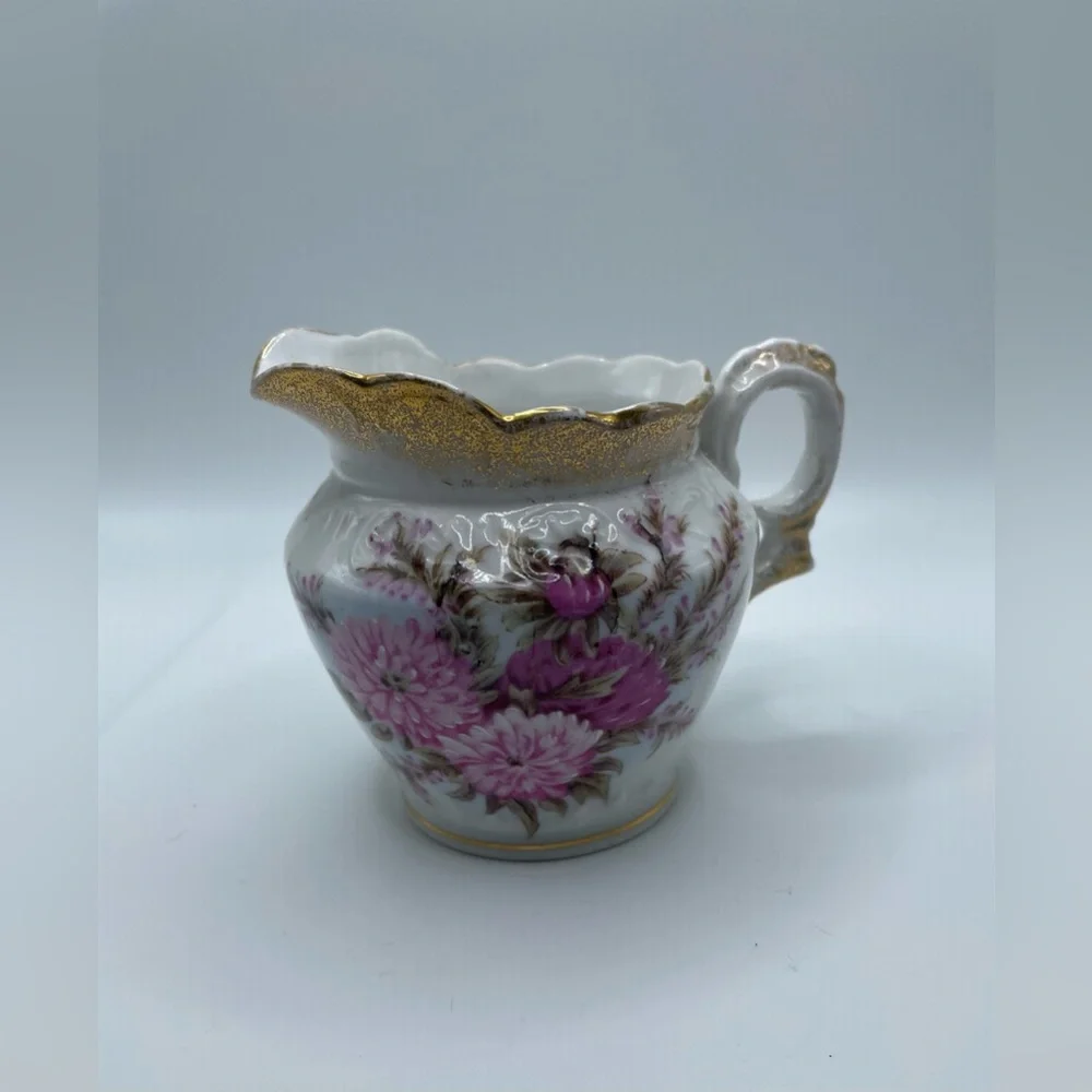 Vintage Porcelain Creamer - Tiny (3” Tall!) - Picture 2 of 5